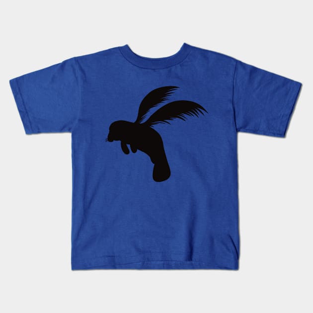 Birdmanatee Kids T-Shirt by BeeBear by amy